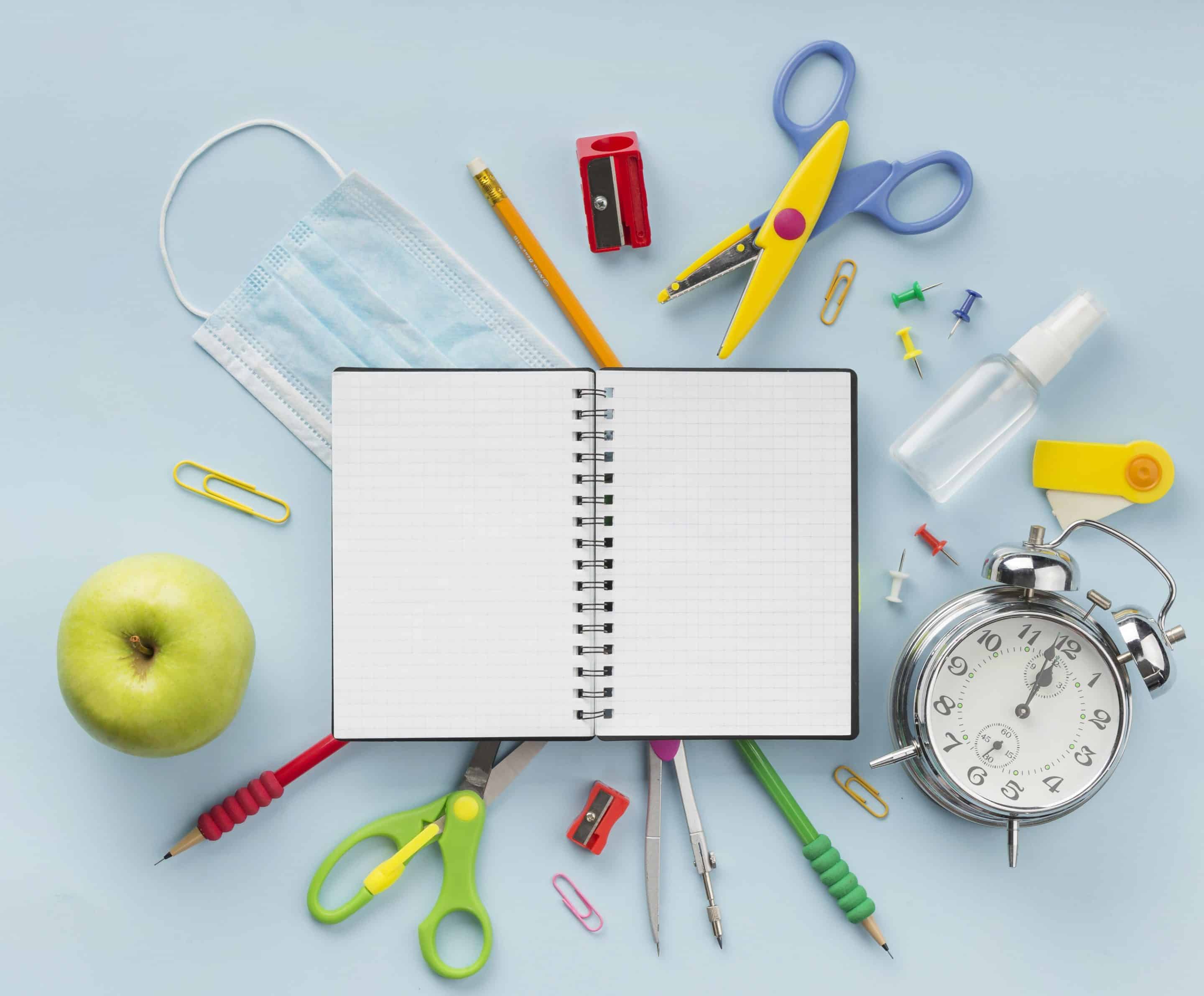 rentrée agenda fournitures scolaires